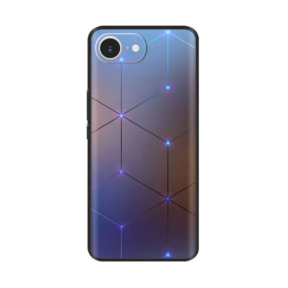 Silicone Phone Case For For iPhone 16E iPhone16E SE 2025 SE4 5G Soft Black Shockproof Shell Protection Back Cover Cases Coque
