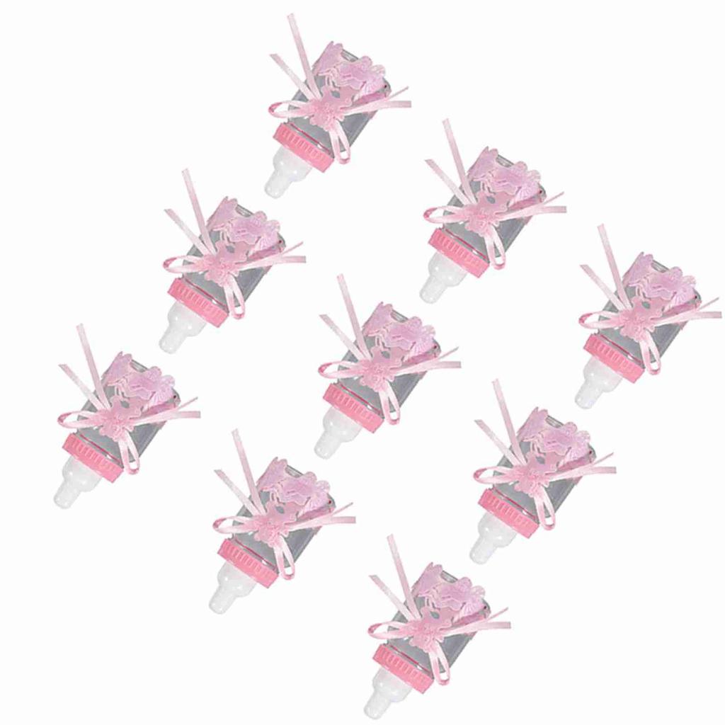 12 шт. Конфетные шоколадные бутылочки в коробке для девочки, мальчика, для вечеринки Baby Shower, сувениры, подарки, украшения