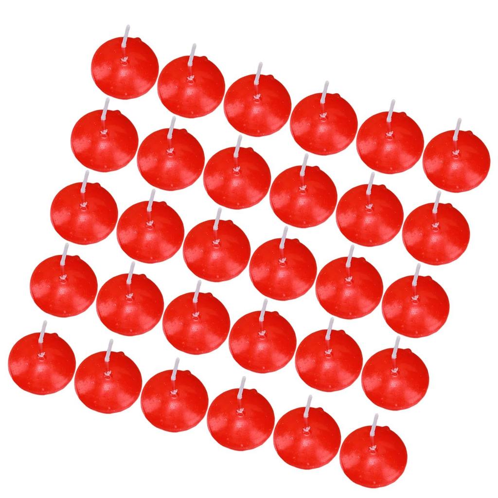 30Pcs Unscented Floating Candles Party Supplies Home Decoration Universal for Celebration Valentines Wedding Festival Bathtub