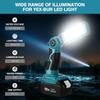 12W Camping LED Light For Makita 14.4V-18V Battery USB Flashlight Outdoors Spotlight emergency Light Outdoor Lighting For BL1430