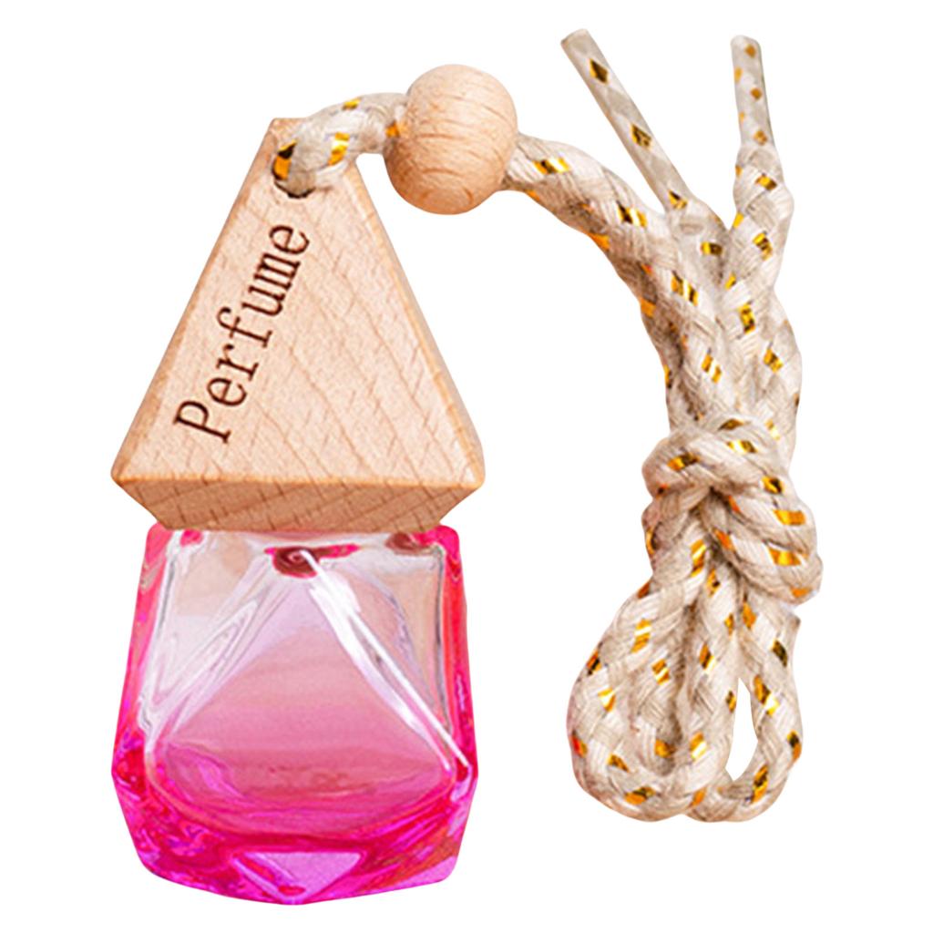 Автомобильный диффузор для духов, украшение для ароматерапии, подвесной флакон с треугольной крышкой, освежитель воздуха, диффузор для эфирных масел