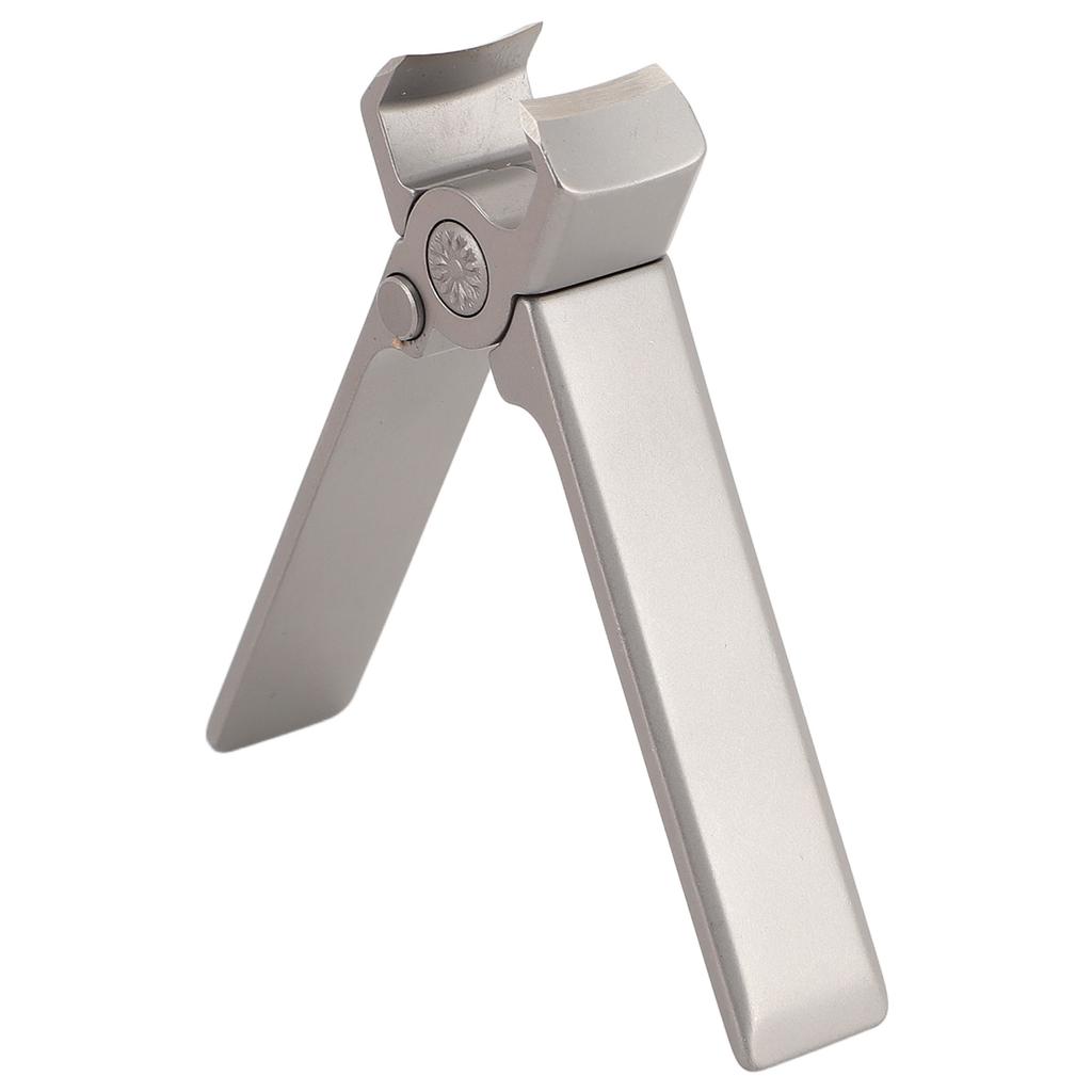 Кусачки для ногтей с большим отверстием, кусачки для ногтей из нержавеющей стали, портативные кусачки для ногтей с пилочкой для толстых ногтей