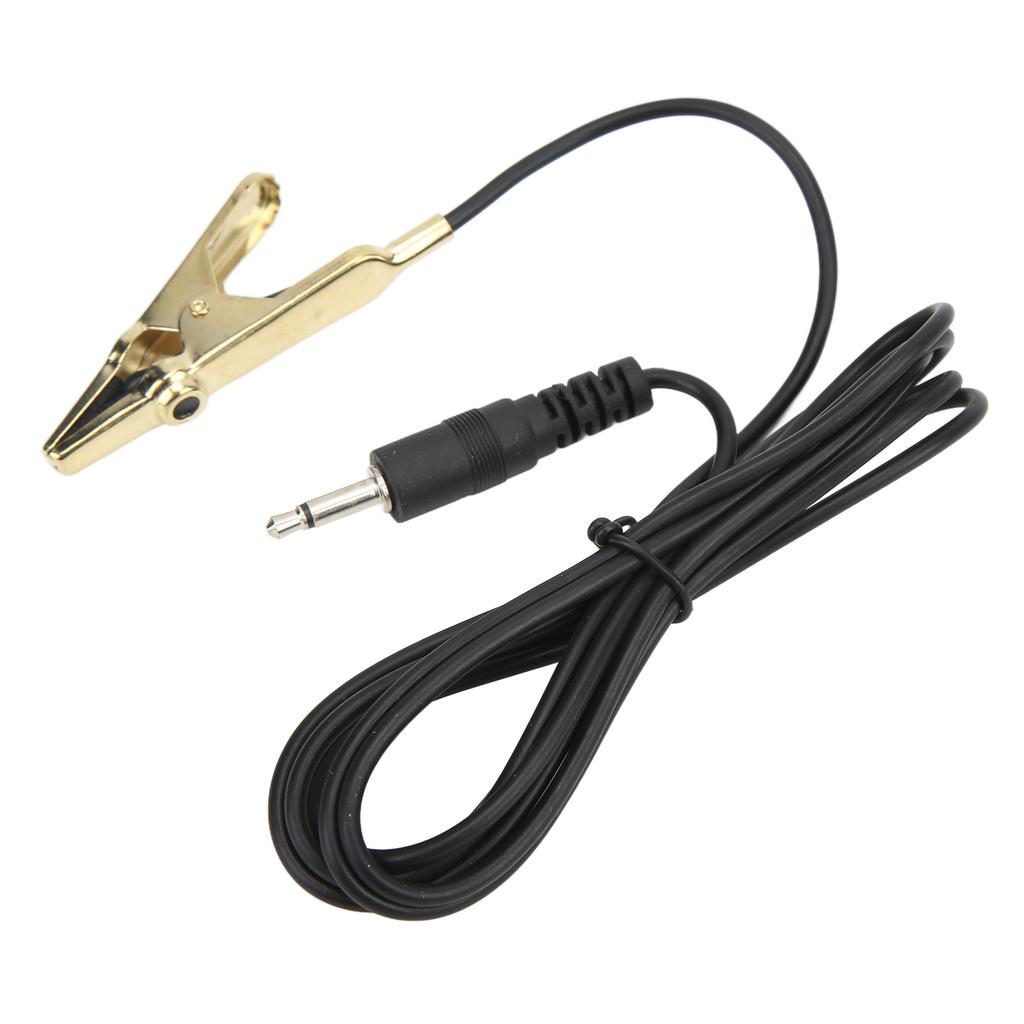 Металлический зажим для звукоснимателя 3,5 мм Универсальный микрофонный зажим для инструмента со спонжевой накладкой для скрипки, гитары 1,5 м 4,9 фута