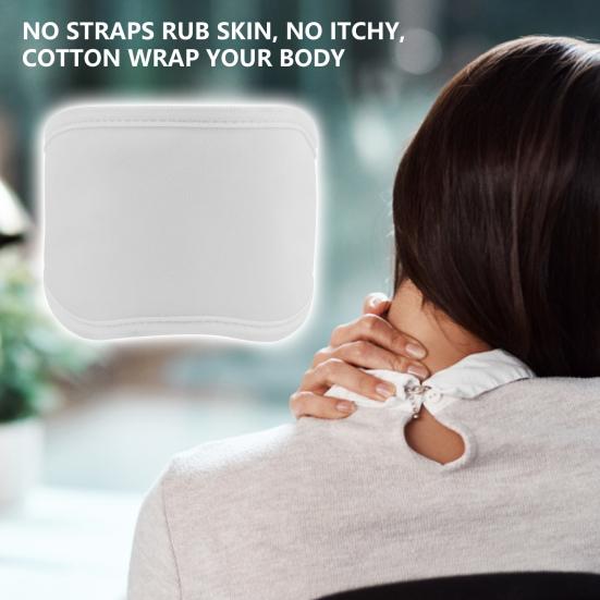 Yousheng Castor Oil Neck Pack Регулируемая эластичная повязка для компресса Уход за шеей Безболезненное улучшение сна Многоразовый органический эфирный шейный бандаж Здоровье и забота