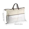 with Zipper Pillow Storage Bag Non-woven Tote Bag  for Storing Pillows and Blankets