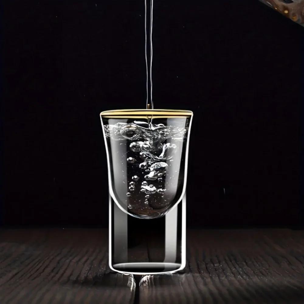 6 шт. 15 мл мини-рюмок для бара, паба, клуба, ресторана и домашнего использования, стеклянная кружка, набор из высококачественного стекла для вина