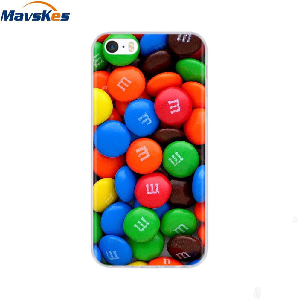 Мягкий чехол из ТПУ для iPhone 4 4s 5 5s SE 6 6s милый мультяшный кот цветок модный силиконовый чехол-бампер для телефона полная защита
