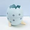 Lovely Pen Holder Egg Shape Stationery Storage Box Pencil Case  Kids Boys Girls