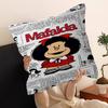 Cute Cartoon Mafalda Personalized Pillow Cover Kids Bedroom Wild Party Decor Pillowcase Kid Birthday Shower Gift