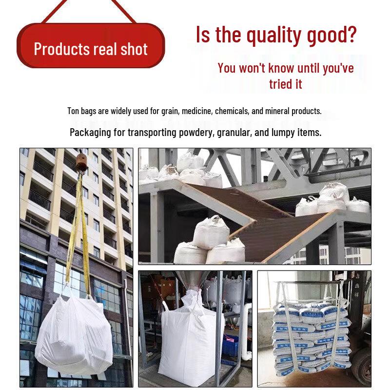 Jingyuncan White PP/PE Ton Bags with Four Slings