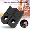 1 Piar Silicone Bicycle Crank Protection Sleeve Arm Protector Bike Accessory (Black)