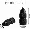 8PCS Spike Tire Valve Stem Caps, Aluminum Alloy Pointed Air Valve Covers, Universal Dustproof Car Wheel Valve Caps for Cars, Trucks, SUVs,