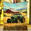 Truck Theme Printed Blanket - Perfect for Couch, Bed, Travel & Outdoor Use | Machine Washable, Cozy & Durable.