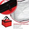Large Capacity Food Insulated Bags Waterproof Food Storage Bags Insulated Thermal Cooler Bag  Pizza
