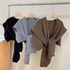 New Shoulder Scarf Shawl Women'S Fake Collar Shoulder Protection Scarf Air-Conditioned Room Camisole Decoration Paired With Neck Protection Knot
