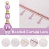 11 метров искусственный жемчуг кисточка кружевная отделка занавес швейный аксессуар обивка штор бисер отделка бахрома DIY домашний декор