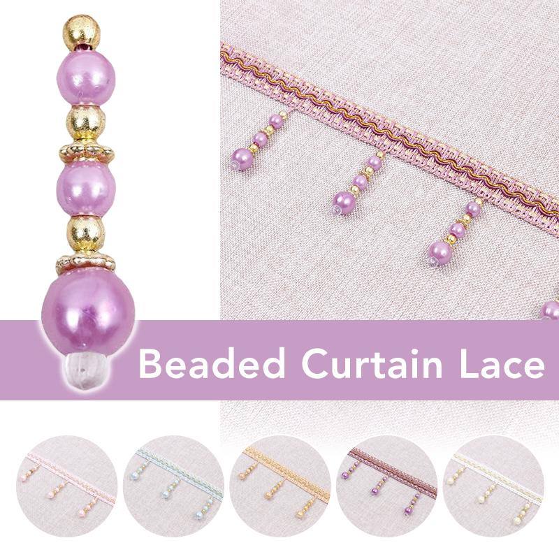 11 метров искусственный жемчуг кисточка кружевная отделка занавес швейный аксессуар обивка штор бисер отделка бахрома DIY домашний декор