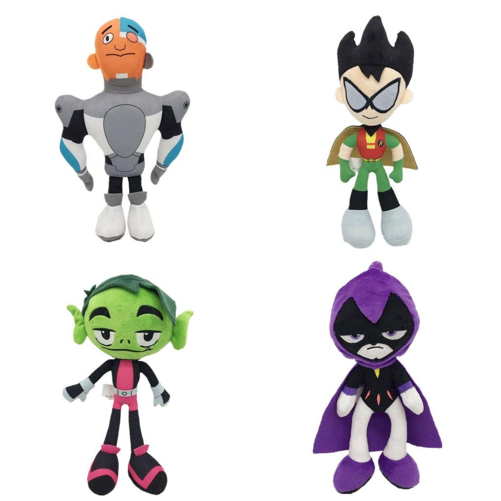 Charming 10-inch Teen Titans Go Plush Toy With Robin Beast Boy Starfire For Young Collectors