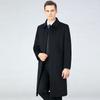 Men's Cashmere Coat Long Light Business Casual Middle-aged Dad Coat Men's Wool Coat