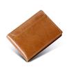 Повседневный новый кошелек для водительского удостоверения из кожи первого слоя с масляной восковой пропиткой, многофункциональная обложка для водительского удостоверения на мототранспорт из натуральной кожи, отделение для ID-карты