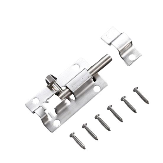 Дверной болт, 2 шт., удобная ручка, простая в установке, квадратный антикоррозийный болт из нержавеющей стали, дверной, оконный болт, замок, товары для дома