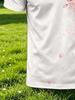 Men'S Outdoor Polo Shirt, Multi-Size Available, Side Sakura Branch Print with Petal Falling Detail, Men'S Top Suitable for Hiking And Casual Outdoor