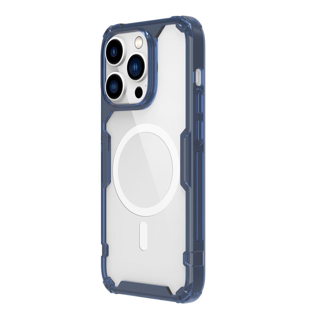 Nillkin Nature Pro MagSafe Magnetic Case for iPhone 14 Pro in Blue