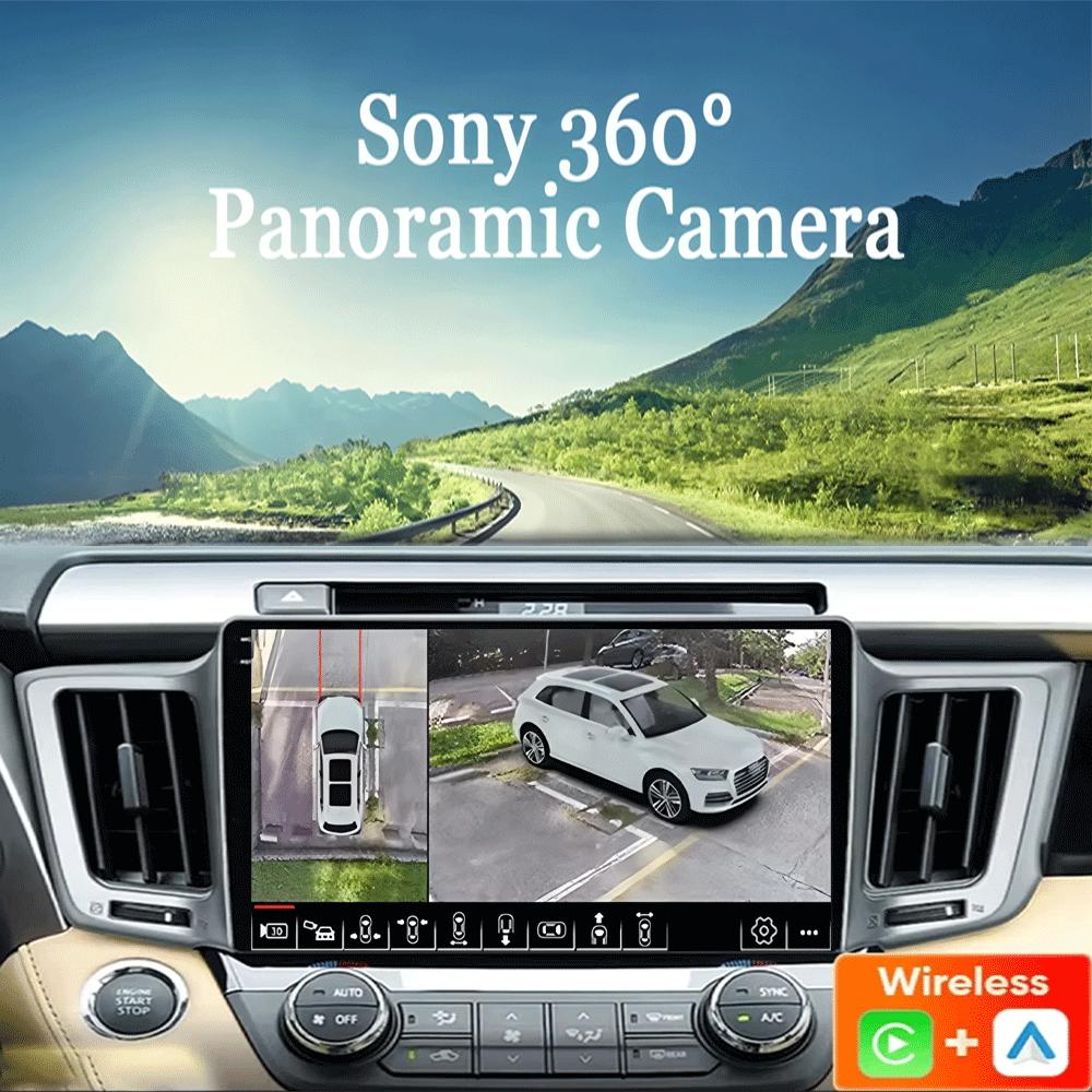 Android 14 для Toyota RAV4 RAV 4 2012-2018 автомобильный радиоприемник мультимедиа видеоплеер год QLED DSP GPS SIM 4G навигация аудио 2din