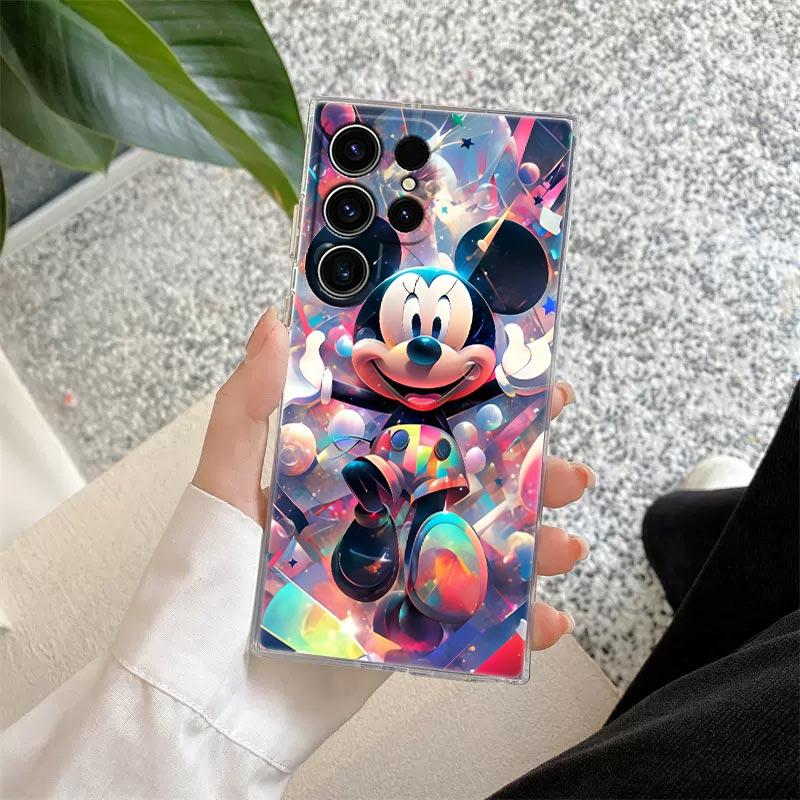 Прозрачный чехол Disney Микки Маус для Samsung Galaxy S26 S25 Ultra S24 S22 S26 Plus S20 S23 S21 S25 FE 5G Прозрачная силиконовая крышка