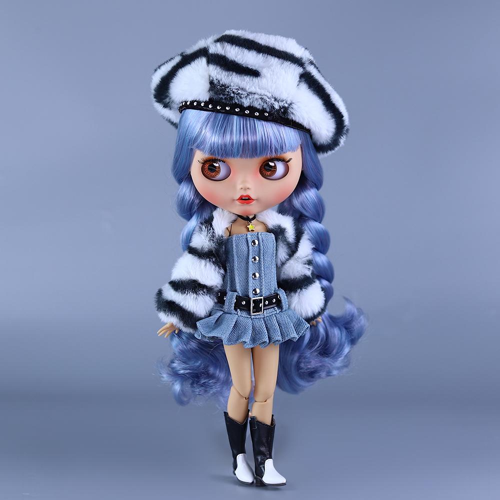Кукла ICY blyth 1/6, кукла BJD, шарнирное тело, коричневая кожа, матовое лицо, 30 см, игрушка в подарок, аниме для девочек SD