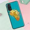 География Карта Африки Раскрашенный Чехол Для Redmi Note 12 Pro Plus Для Redmi Note 10 8 9 11 Pro 12S 11S 10S 9S 9C 10C 12C Чехол