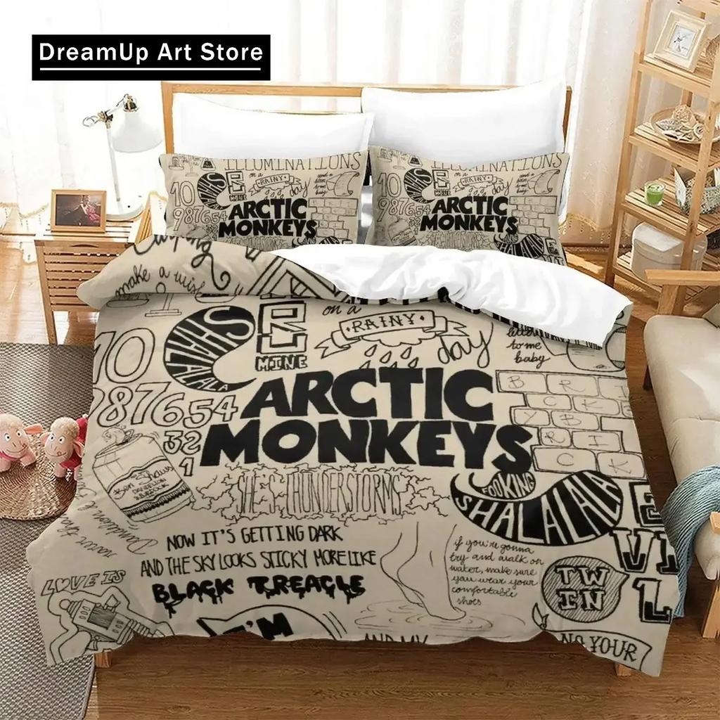 Новый комплект постельного белья Arctic Monkeys Single Twin Full Queen King Size Bed Set Aldult Kid Bedroom Duvet cover Sets 3D Printed Bed Sheet