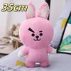 Cartoon BTS Dolls BT21 Bangtan Boys Plush Toys Korea Stars TATA Peluche VAN COOKY RJ CHIMMY Plushies Birthday Gift Girl Child