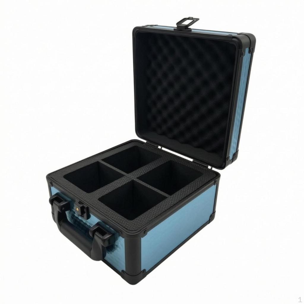 Card Slab Holder Sheltering Trading Case Padded Storage Box for Collectors, Travel 2slot