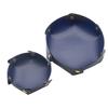 1PC Round PU Leather Storage Trays Desktop Key and Cosmetics Storage Tray  Storage Box Detachable Table Small Objects Organizer