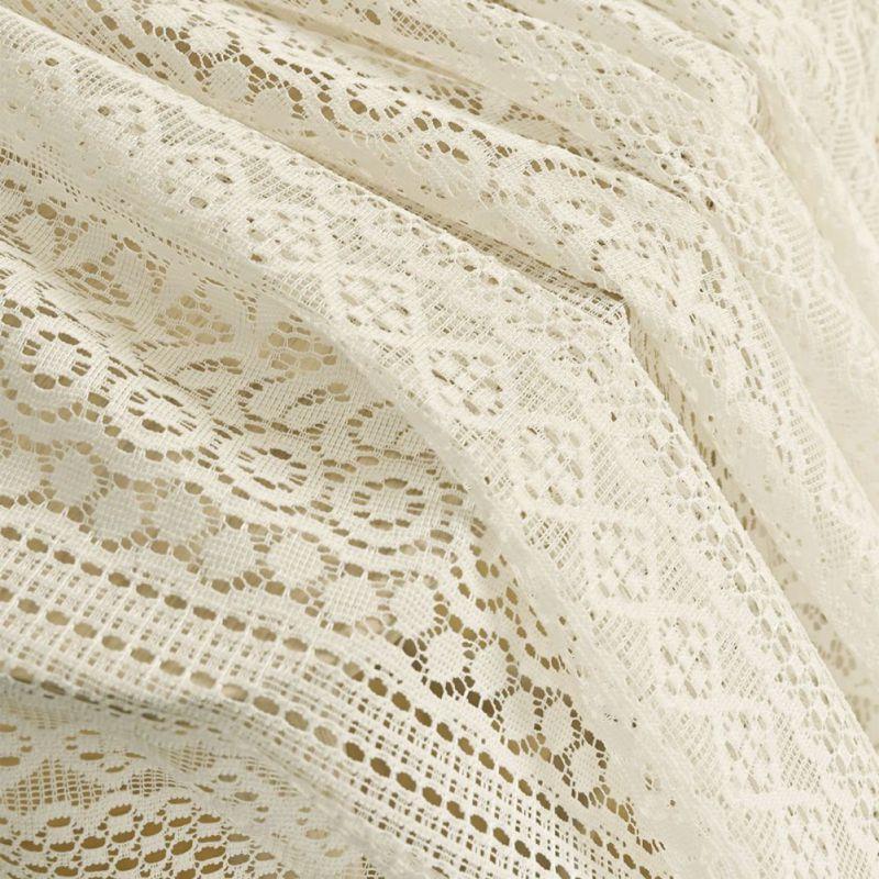 2 шт. Перфорированные светофильтрующие шторы, полупрозрачные кружевные занавески из марли