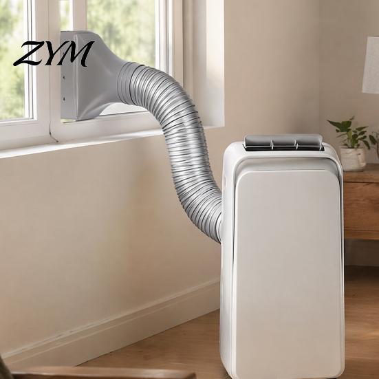 Portable Ac Unit Vent Pipe Connector AC Window Exhaust Adapter, Universal 130mm/150mm Hose for Mobile Air Heavy Duty Plastic Conditioner Units,