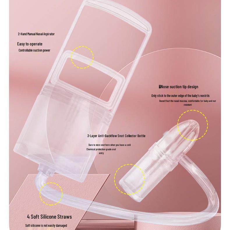 CE & FDA Approved Children's Manual Nasal Aspirator for Congestion Relief