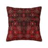 Traditional Vintage Royal Red Moroccan Style Nordic Pillow Cover Bedroom Decoration Tribal Boho Vintage Floral Chair Cushion