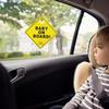 Автомобильная предупреждающая наклейка для детей, многоразовая предупреждающая наклейка на окно с двойной присоской, наклейка для ребенка в машине, утолщенная безопасная для детей машина из полипропилена