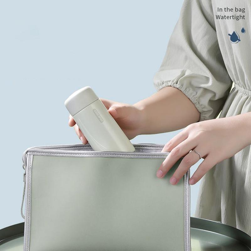 Мини-карманный термос, бутылка для воды, термос с двойными стенками, дорожная чашка для кофе