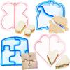 Creative Lunch DIY Bread Cutting and Splicing Graphic Sandwich Molds Toast Cutting
