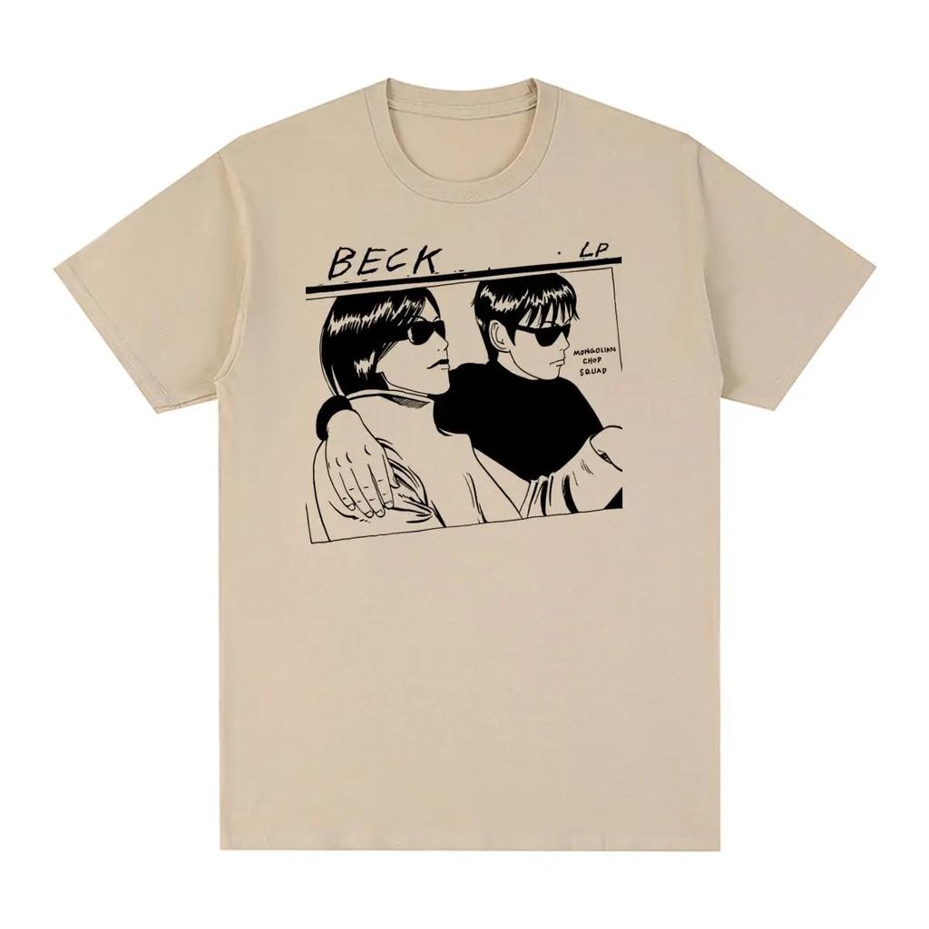 Beck Vintage Tshirt Anime Nostalgia mongolian chop squad Cotton Men T shirt New Tee Tshirt Womens Tops