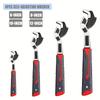 4PCS Adjustable Wrench,6”/8”/10”/12”Pipe Wrench, 9/32 To 1-11/16 Inch Jaw Open, for Car,Bicycle,Plumbing Repairs