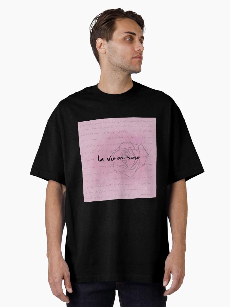 édith Piaf La vie en rose (French) Oversized T-Shirt