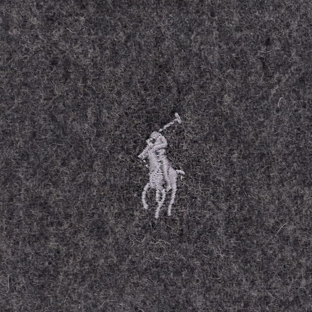 Polo Ralph Lauren PC0455 MUFFLER Muffler Pony Logo Stole Plain Unisex Men's Women's (036(GREY)) [Item]
