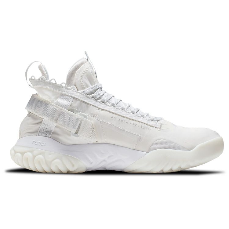 Кроссовки унисекс Air Jordan Proto React Triple White Белый-Белый BV1654-101