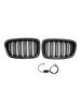 2PCS Front Bumper Kidney Grille Grill Fit BMW 1 Series F20 F21 2012-2014