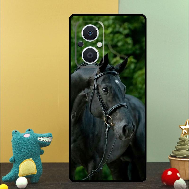 Чехол-накладка с изображением животного-скакуна (лошади) для OPPO Reno 8T 7 8 10 Pro 11 12 13 F 13F OPPO Find X8 Pro X6 X3 X5 Lite