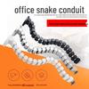 In-Stock Snake-Shaped Office Desk Wire Management Tube – Conceal Wires for Conference Tables